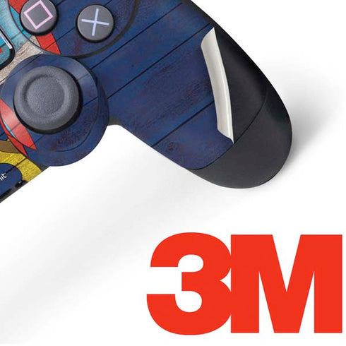 Guam Flag Dark Wood PS4 Pro/Slim Controller Skin